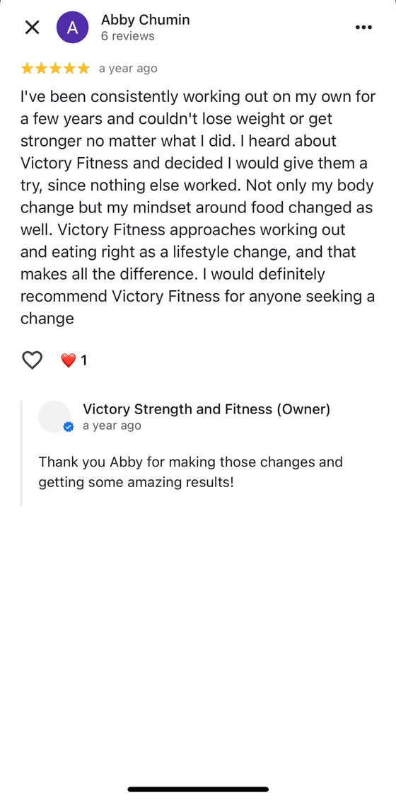 Abby Chumin's review